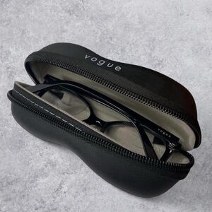 Vogue Black Eyeglasses Frame with Case – Made in Thailand